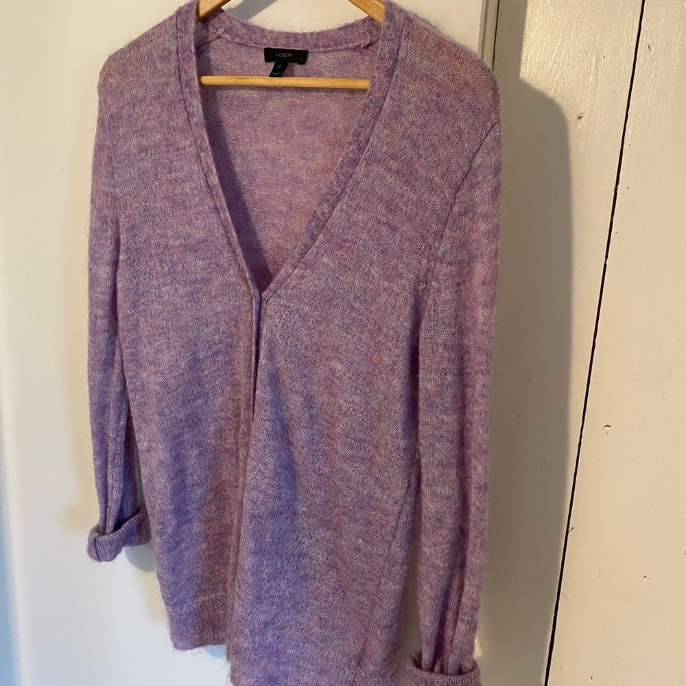 J. Crew Soft Purple Women's Cardigan